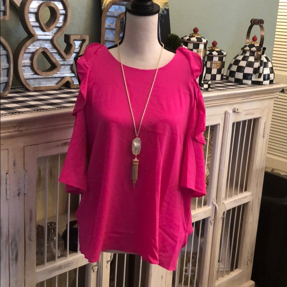 Pink blouse